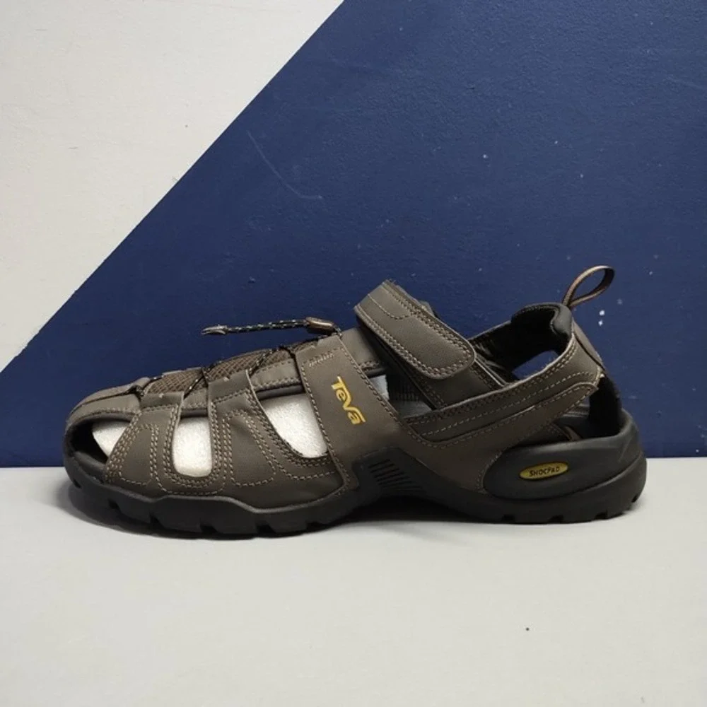 Teva Forebay Sandals‎ Mens US 14 Multicolor Turkish Coffee Hook & Loop 1001116